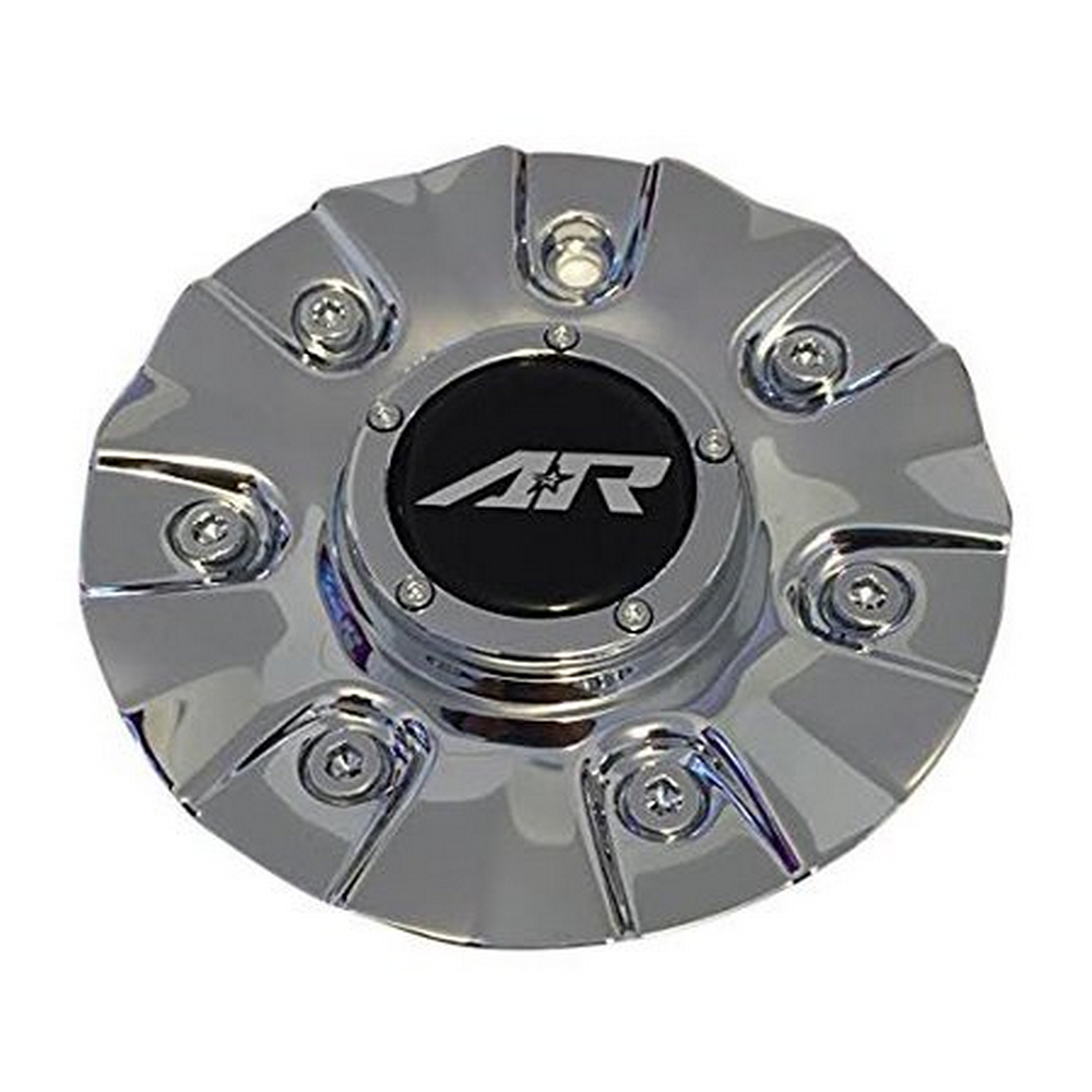 AR CAP AR663 CHROME FULL COVER AR LOGO