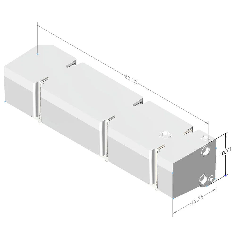 22 Gallon Driver Side Undercarriage Fresh/Grey Water Tank 2007-24 Mercedes Sprinter 144" & 170"