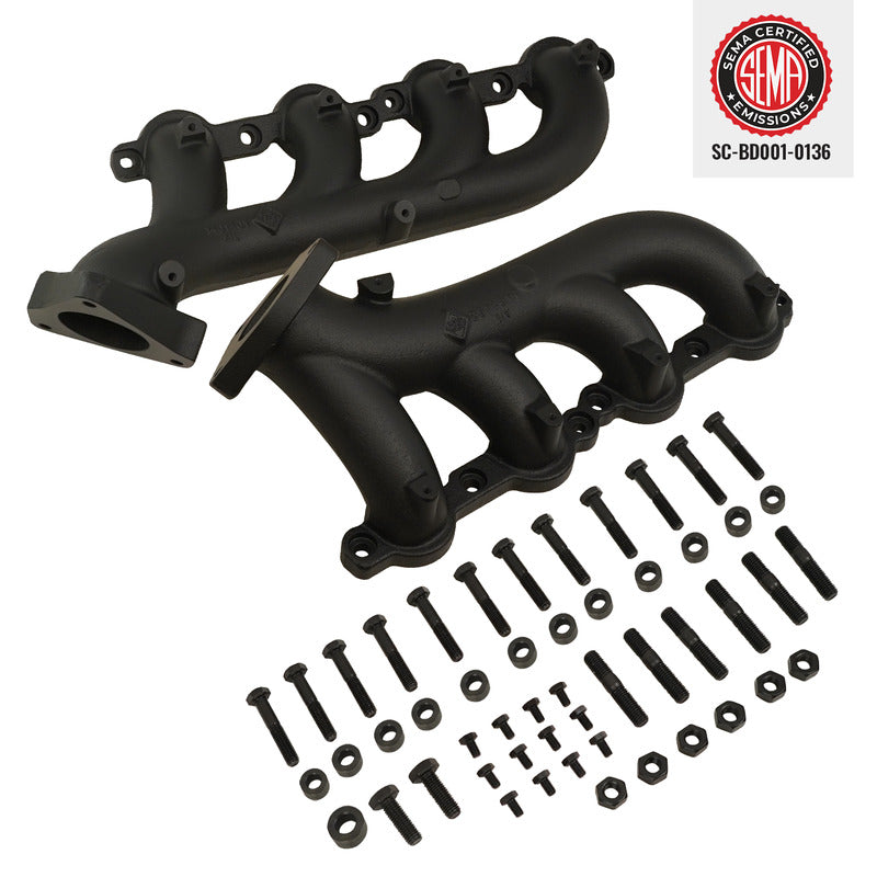 Exhaust Manifold Kit Silverado/Sierra 1500 V8 2002-2013 BD Diesel