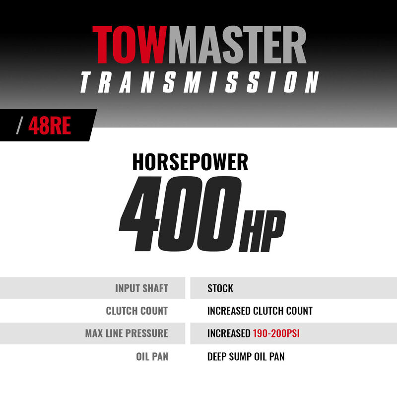 TowMaster Dodge 48RE Tranmission 2003-2004 4WD BD Diesel