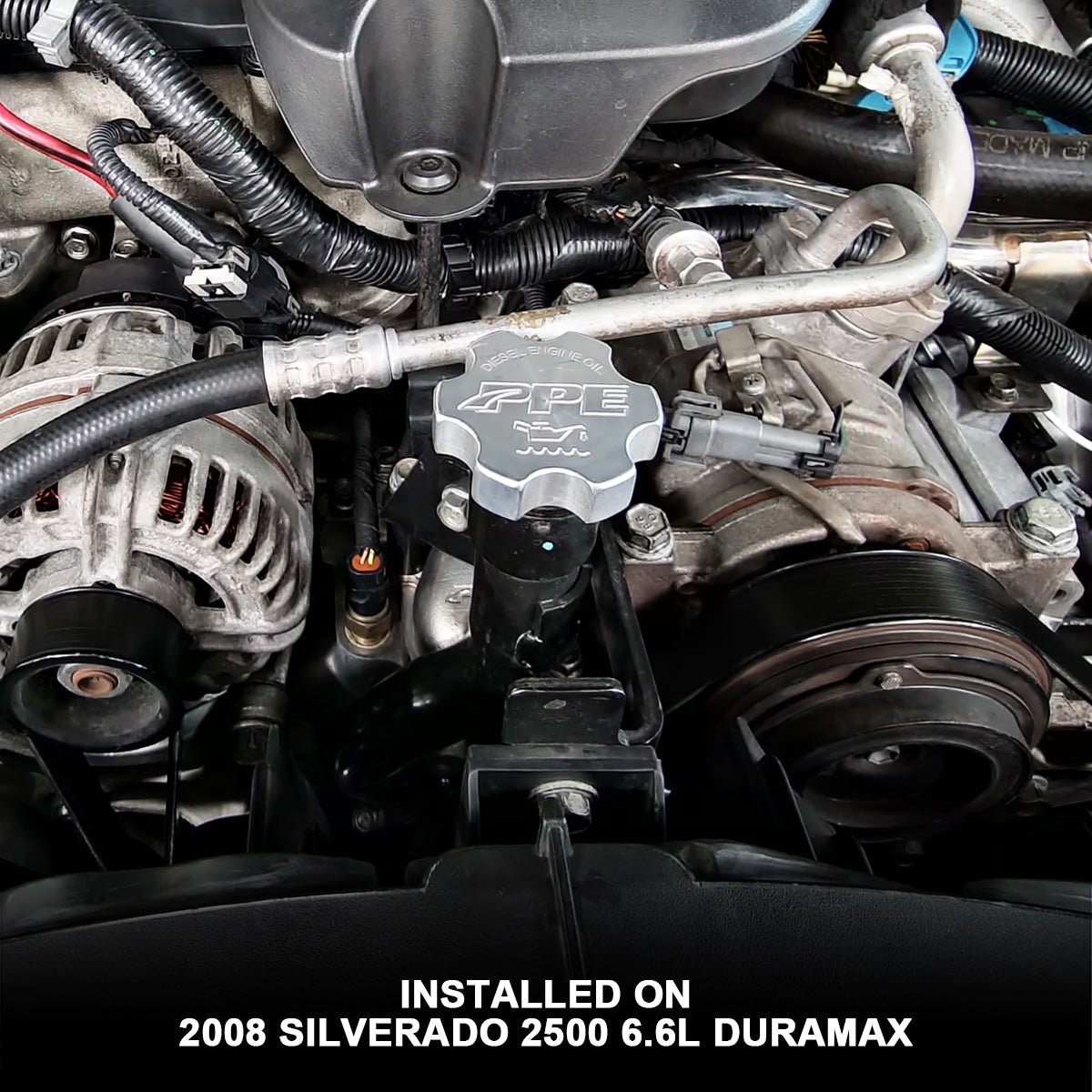 2001 - 2016 6.6L GM DURAMAX BILLET ALUMINUM ENGINE OIL FILLER CAP
