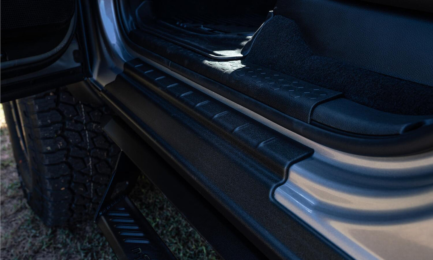 Trail Armor Rocker Panel Black For 2019-2023 Ford Ranger, Supercrew, Incl. Side Panels/Sill Plate Cover Bushwacker