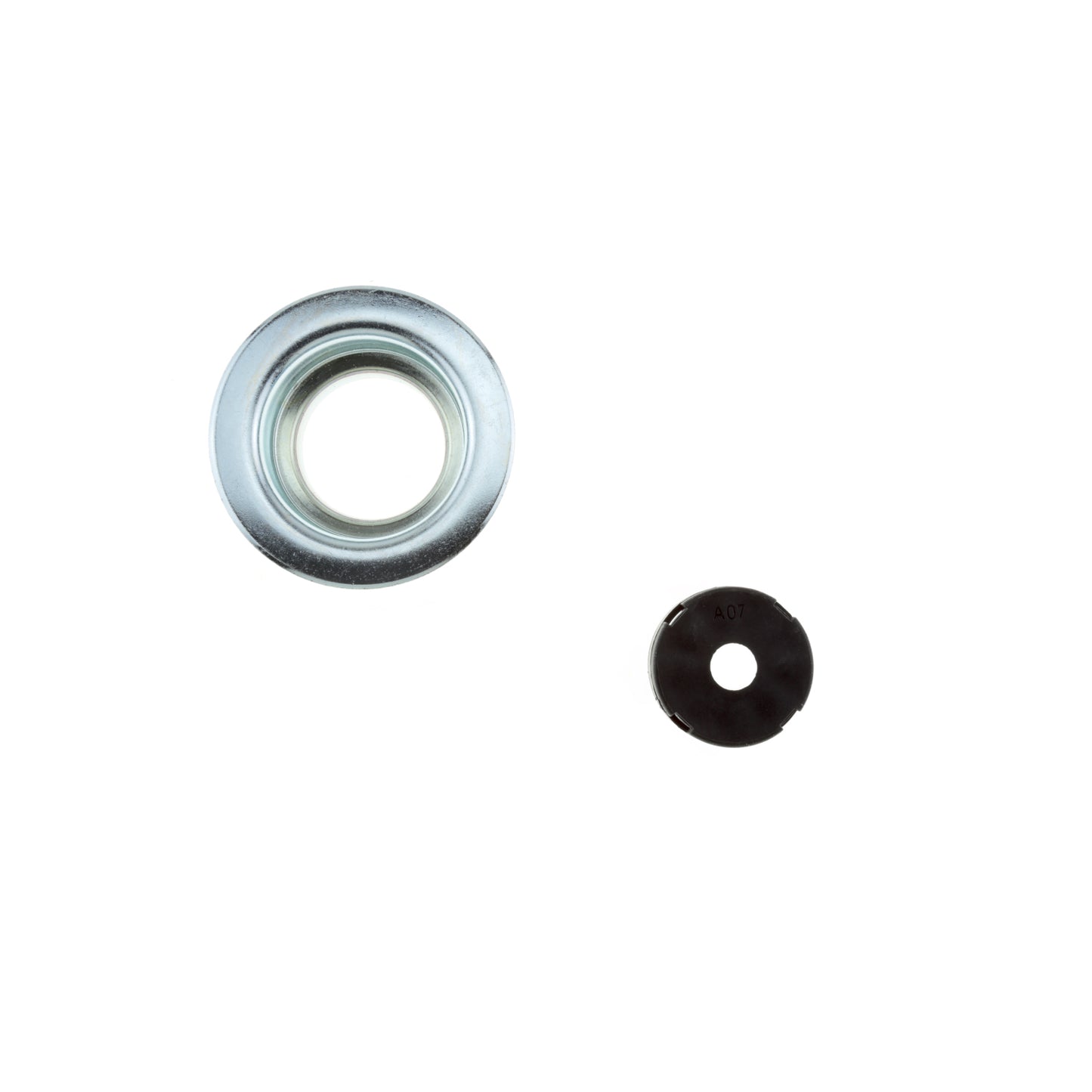 Suspension Shock Absorber Twintube Rear BMW 525i 2007-2004 528i 2010-2008 530i 2007-2004 535i 2010-2008 545i 2005-2004 550i 2010-2006 Eye 15.4mm Stem Black Paint B4 OE Replacement Bilstein