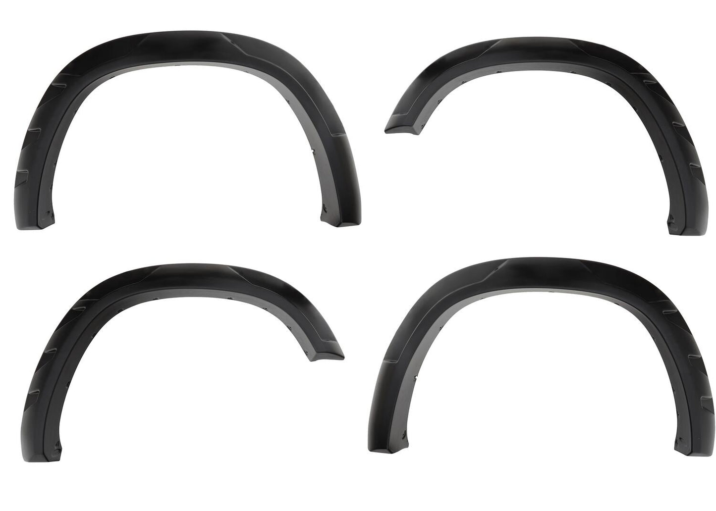 Drt Style Fender Flares Front And Rear 2014-2018 Chevrolet Silverado 1500 Bushwacker