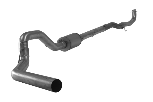 4" Downpipe Back Single With No Muffler | Cab & Chassis-2017-2019 GM 2500/3500 6.6L DURAMAX L5P-431024