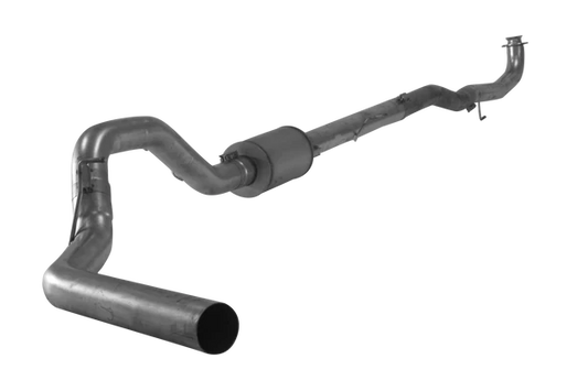 4" Downpipe Back Single With Muffler | Cab & Chassis-2017-2019 GM 2500/3500 6.6L DURAMAX L5P-431024