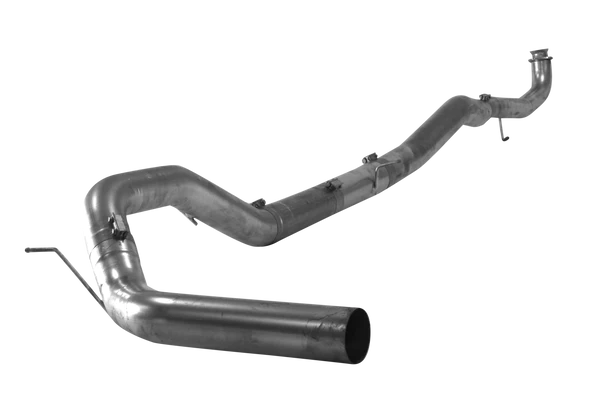 4" Downpipe Back Single With No Muffler | Cab & Chassis-2017-2019 GM 2500/3500 6.6L DURAMAX L5P-431025