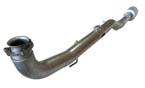 4" Cat & DPF Race Pipes With Muffler | 2015.5-2016 GM 2500/3500 6.6L DURAMAX- 431030