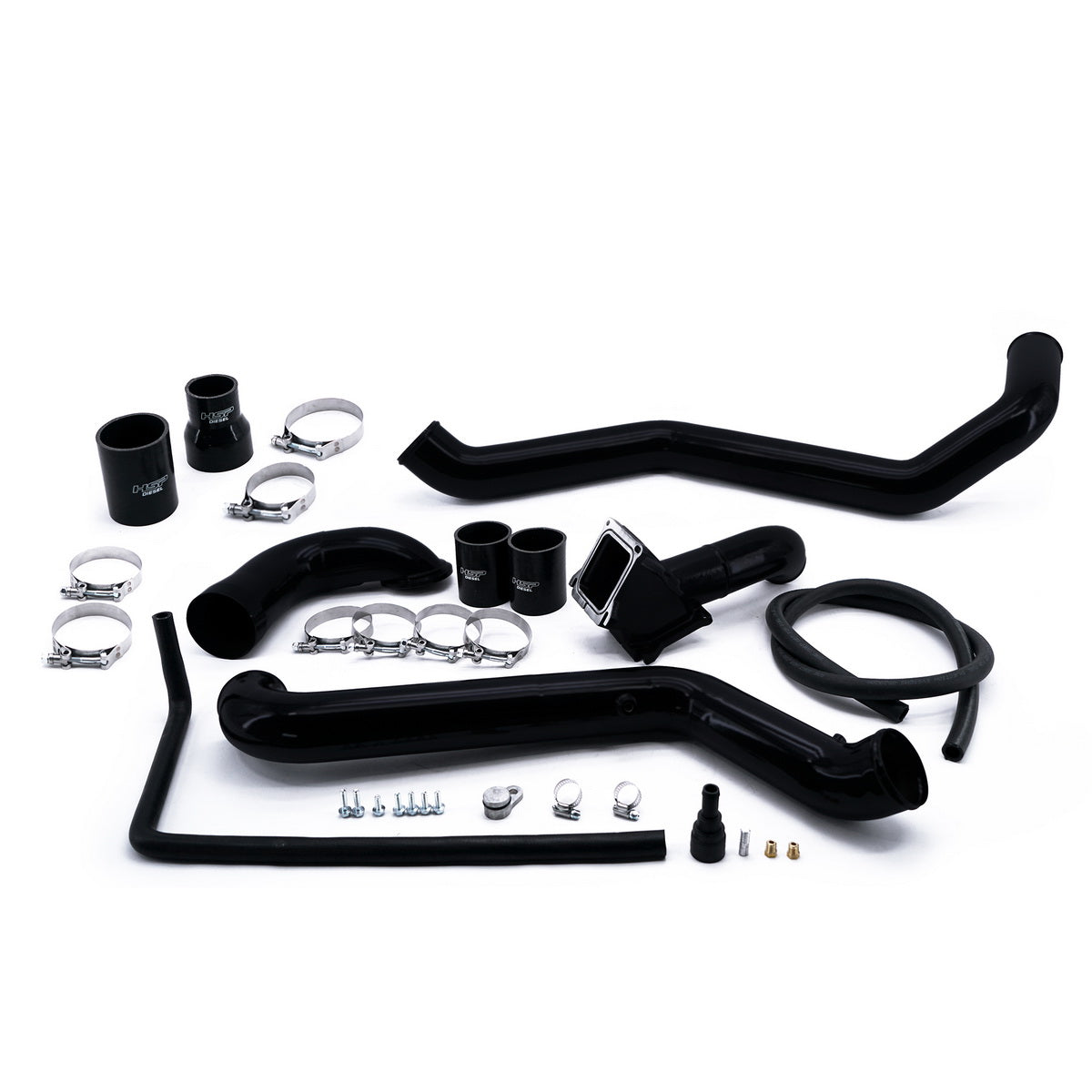 2011-2016 Chevrolet / GMC Intercooler Charge Pipe Bundle Silk Satin Black