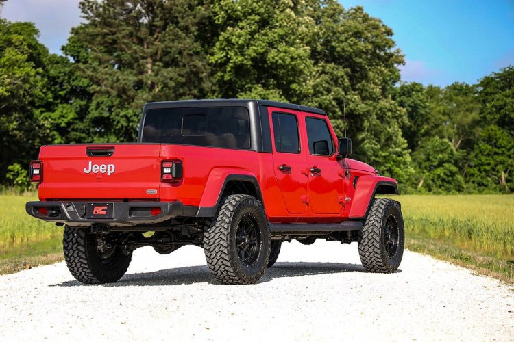 Jeep Gladiator 3.5 Inch Jeep Suspension Lift Kit Coil Springs Vertex Reservoir Shocks For 20-Pres Jeep Gladiator Rough Country