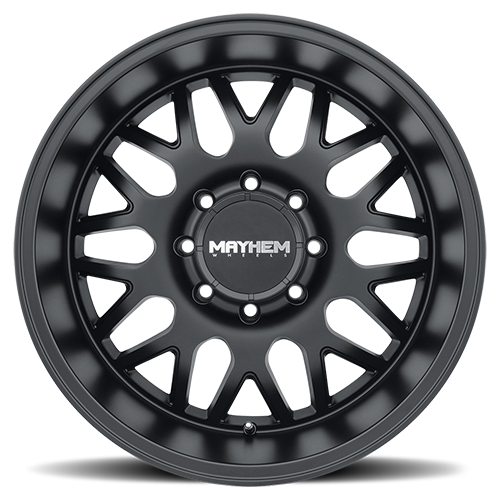 Mayhem Offroad Wheels Tripwire 8110 GB 20x10 Milled Spokes Black -19 Off Set 8 Lug 4.75 BSM 124.1 Bore Cast Aluminum