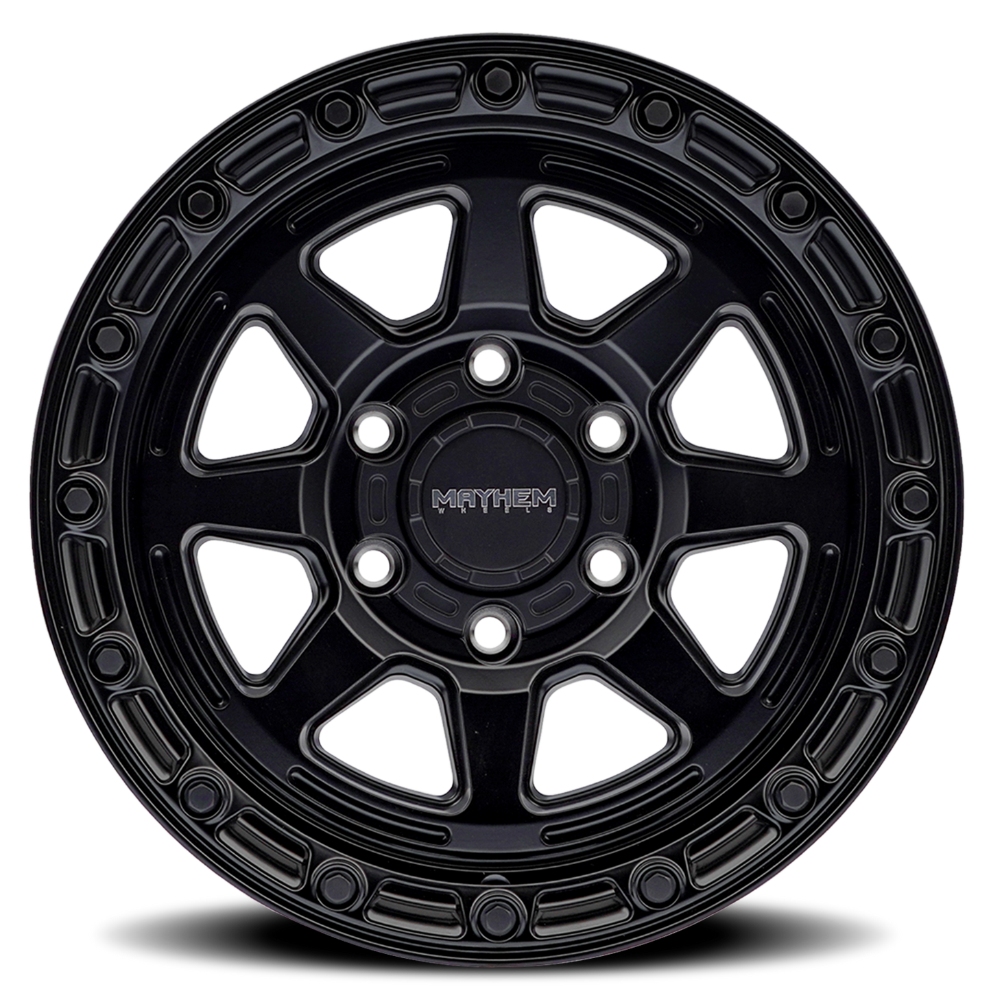 Mayhem Offroad Wheels Ridgeline 8306 MB 17x8.5 Black 6 Off Set 6 Lug 4.99 BSM 106.1 Bore Cast Aluminum