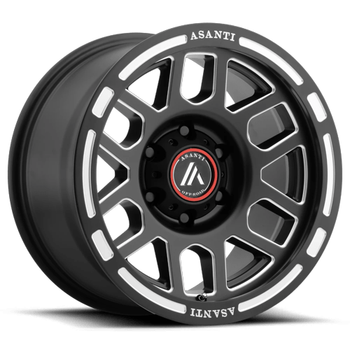 AB812 17X9 5X5.0 S-BLK MILL -12MM
