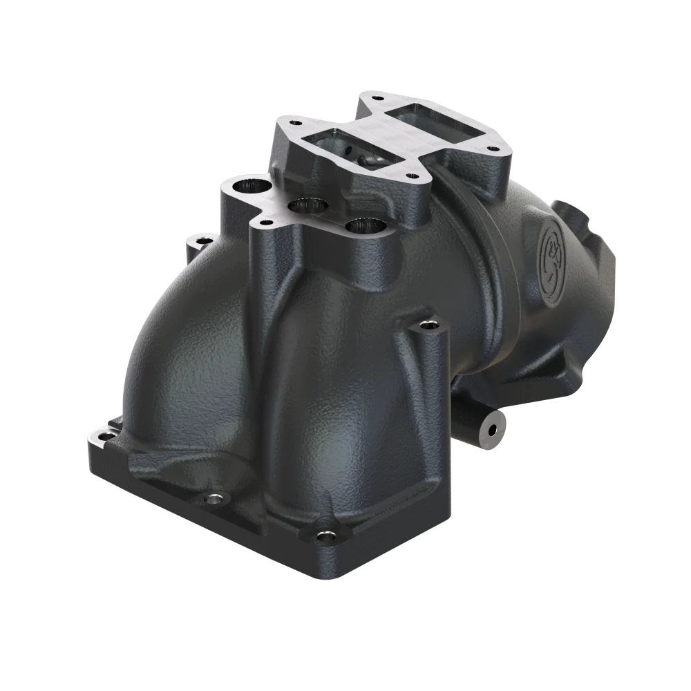 Intake Elbow, Matte black, Dodge Ram 2500/3500 6.7L Cummins Intake Elbow, EGR Compatible, 2019-24