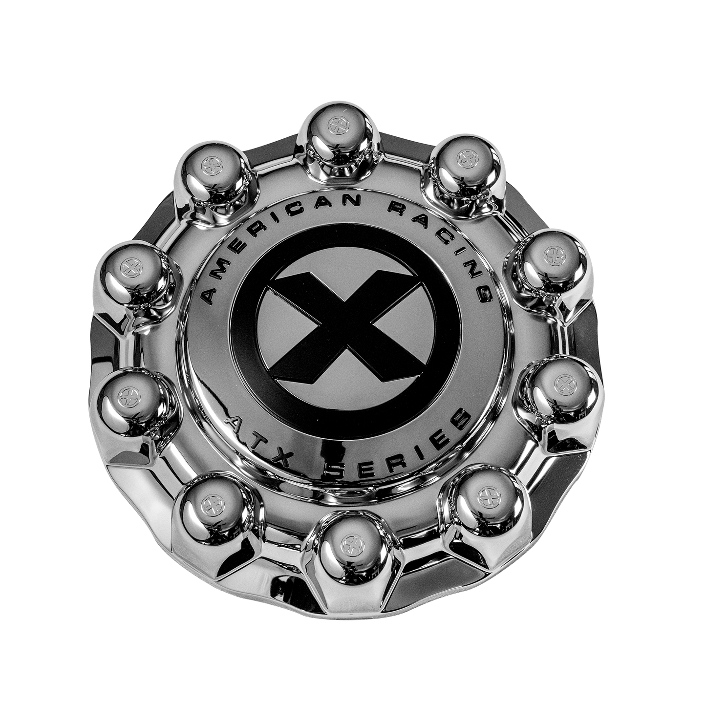 ATX FULL FRONT SNAP ON CAP COVER CHROME