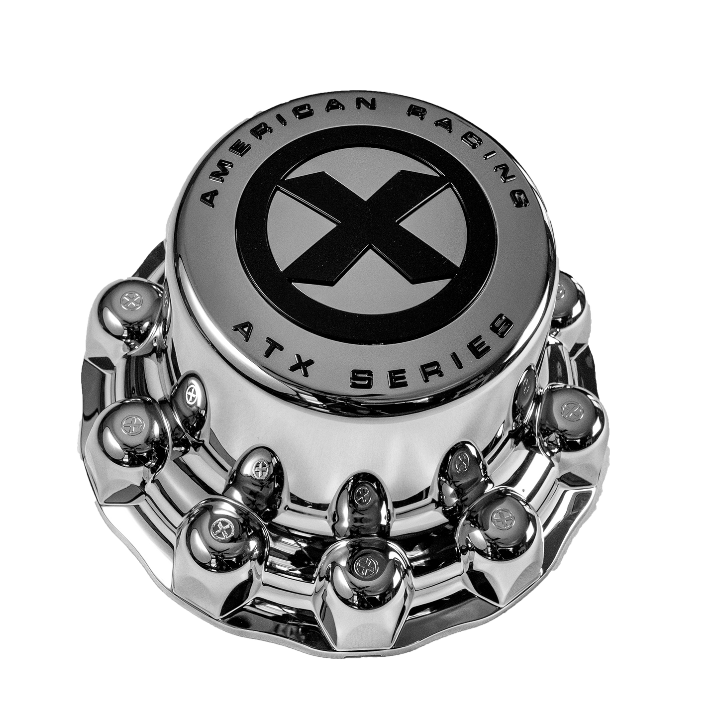 ATX FULL REAR SNAP ON CAP COVER CHROME