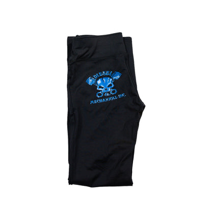 S&M Diesel Black Yoga Pant with logo- 5 color options avail