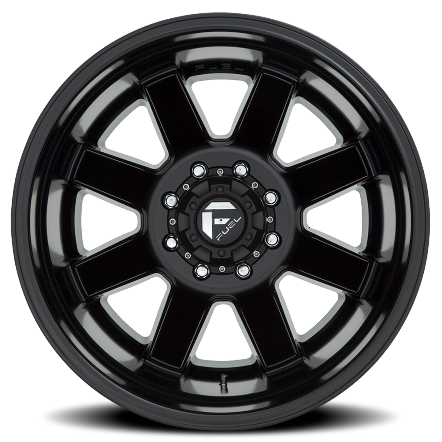 Dually Wheels 20X8.3 Maverick Dually D436 8 On 200 Matte Black 142 Bore -201 Offset 7 Spoke Outer Dually Fuel Off Road Wheels