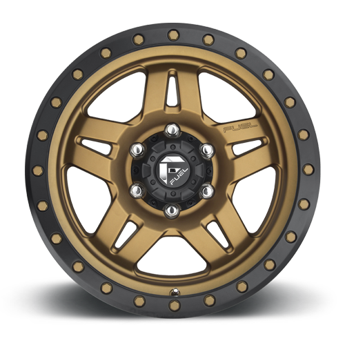 Aluminum Wheels 18X9 Anza D583 6 On 139.7 Bronze 108 Bore 1 Offset 5 Spoke Fuel Off Road Wheels