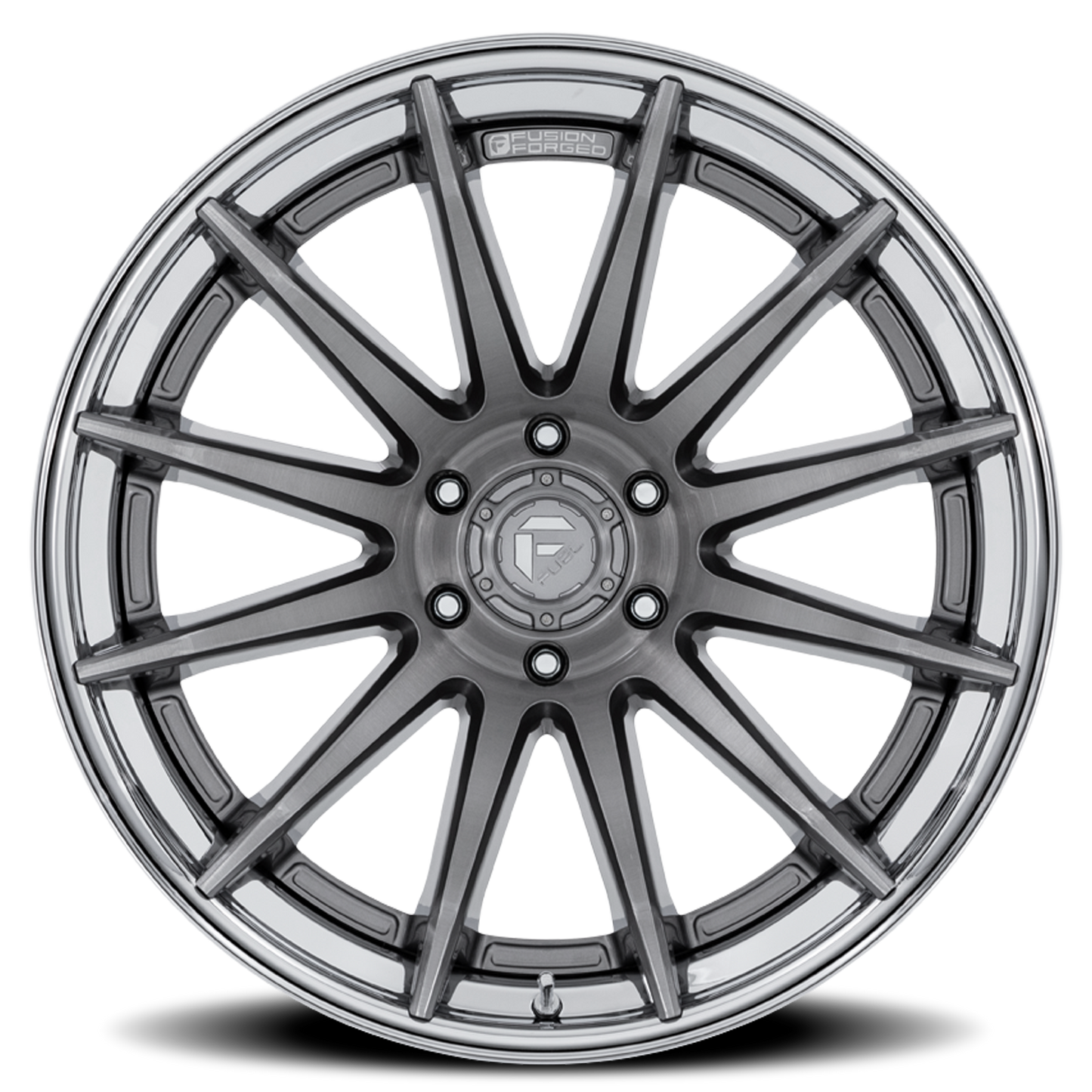Aluminum Wheels 22X12 Burn FC403AP 6 On 139.7 Platinum Silver Chrome Lip 106.1 Bore -44 Offset Fuel Off Road Wheels