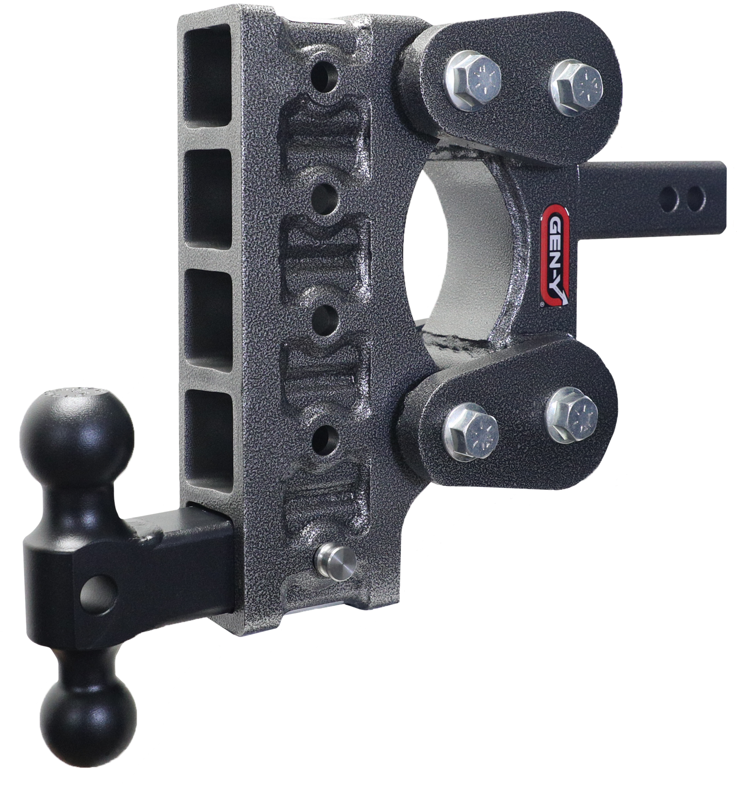 The Boss Torsion Flex 2 Inch Shank 7.5 Inch Drop 1.1K TW 10K Hitch & GH-031 Dual-Ball Gen Y Hitch