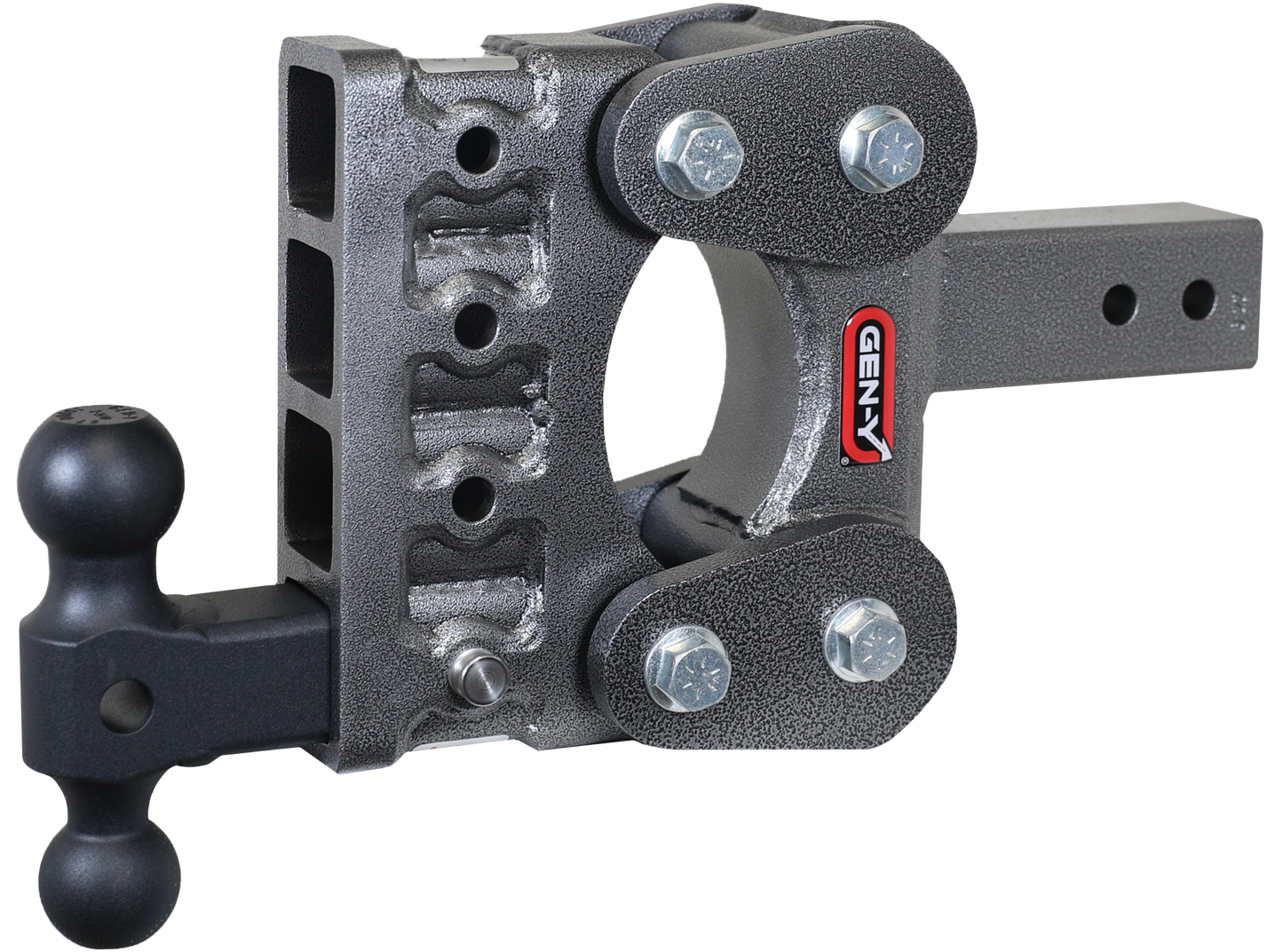 The Boss Torsion Flex 2.5 Inch Shank 5 Inch Drop 1.1K TW 10K Hitch & GH-031 Dual-Ball Gen Y Hitch