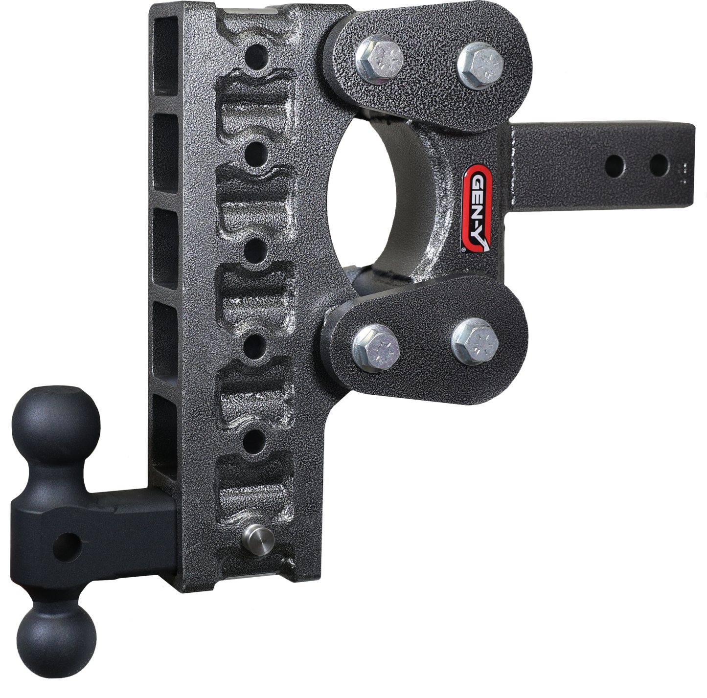 The Boss Torsion Flex 2.5 Inch Shank 10 Inch Drop 1.1K TW 10K Hitch & GH-031 Dual-Ball Gen Y Hitch