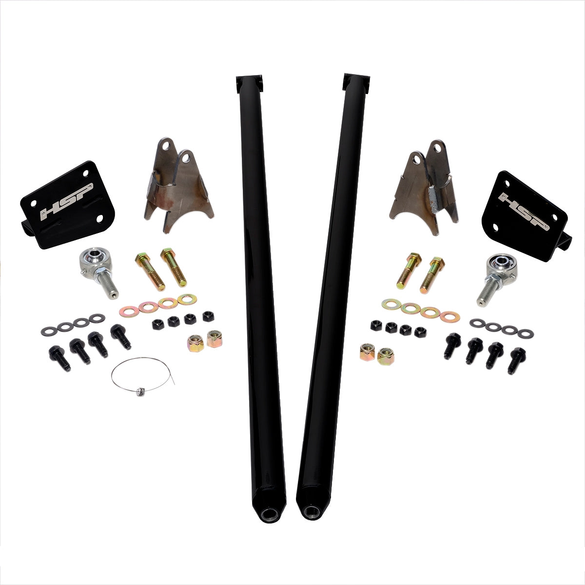 80 Inch Traction Bars For 03-13 Dodge RAM 2500 and 03-18 RAM 3500-Silk Satin Black HSP Diesel