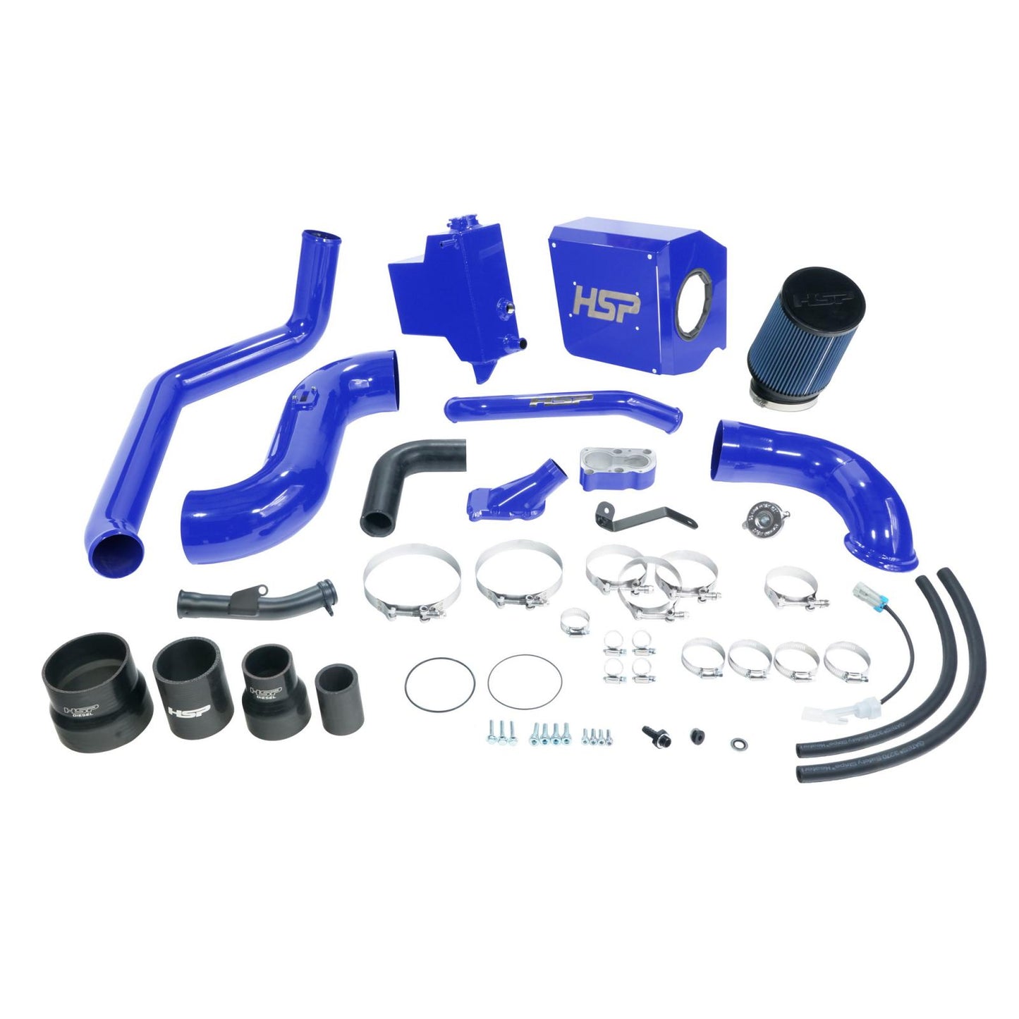Deluxe No Bridge/Cold Side Bundle Kit For 2007.5-2010 Chevrolet/GMC-Illusion Blueberry HSP Diesel