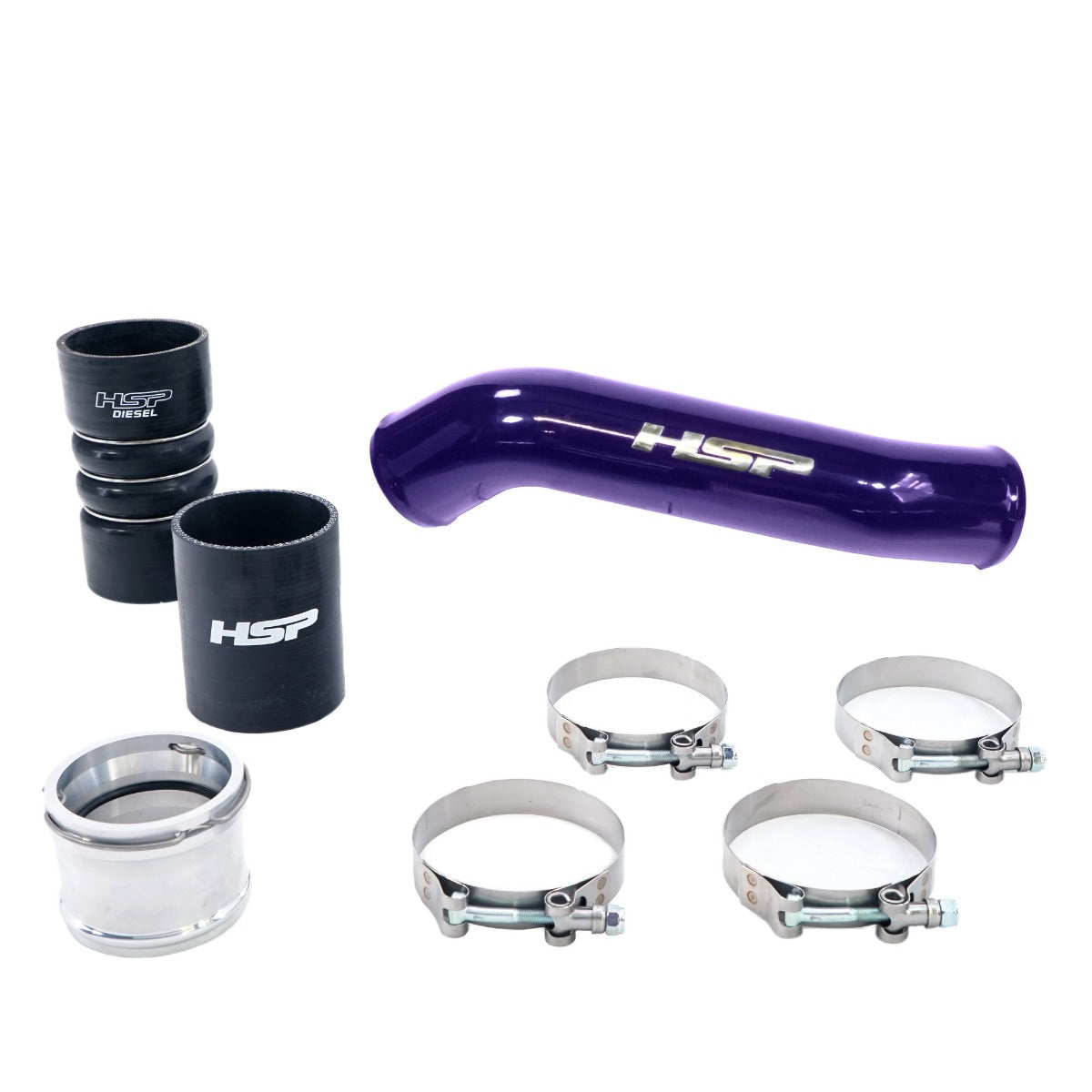 Replacement Hot Side Tube For 2011-2022 Ford Powerstroke F250/350 6.7L-Illusion Purple HSP Diesel