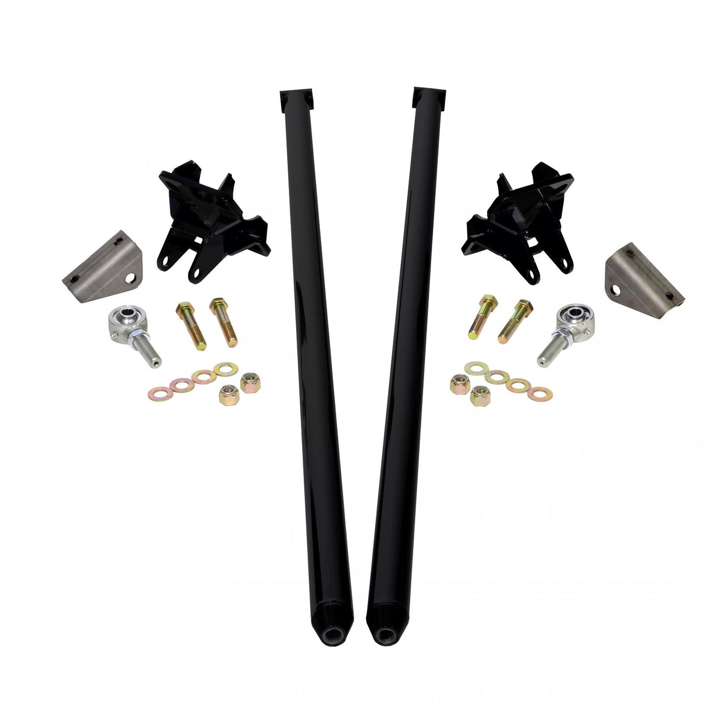 70 Inch Universal Traction Bars For Inline Leafspring 4 Inch Axle-Silk Satin Black HSP Diesel