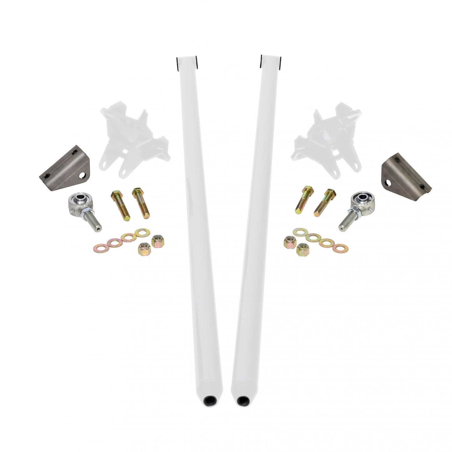 80 Inch Universal Traction Bars For Inline Leafspring 4 Inch Axle-Polar White HSP Diesel