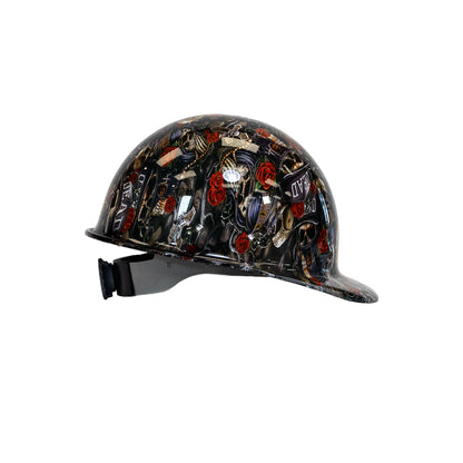 Custom hydro dipped hard hat- 7 color options/styles avail