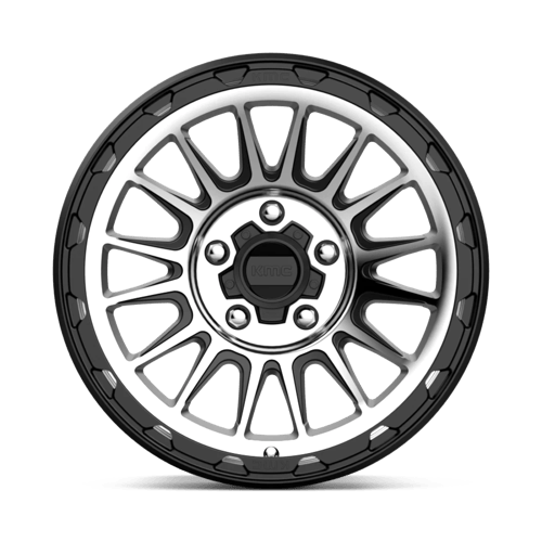KM542 17X8.5 5X5.0 S-BLK MACH 00MM