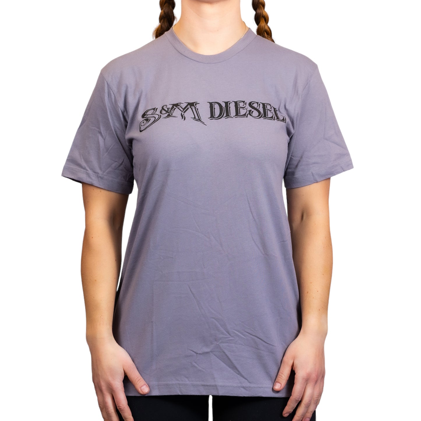 S&M Diesel short sleeve uni-sex t-shirt, Black logo - 10 color options avail