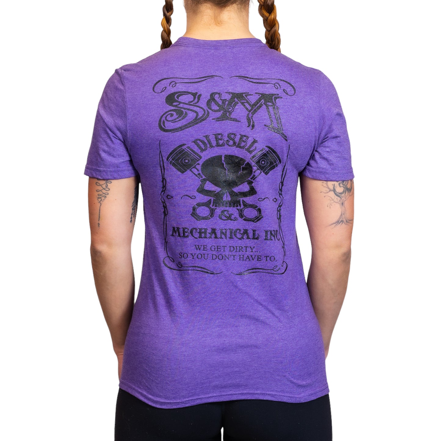 S&M Diesel short sleeve uni-sex t-shirt, Black logo - 10 color options avail