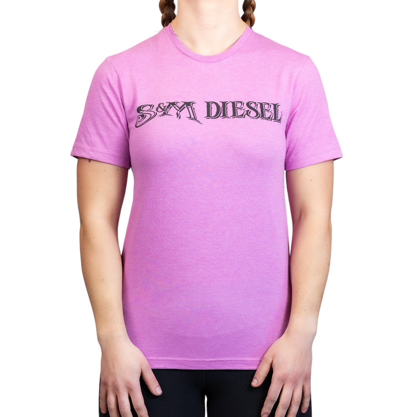 S&M Diesel short sleeve uni-sex t-shirt, Black logo - 10 color options avail