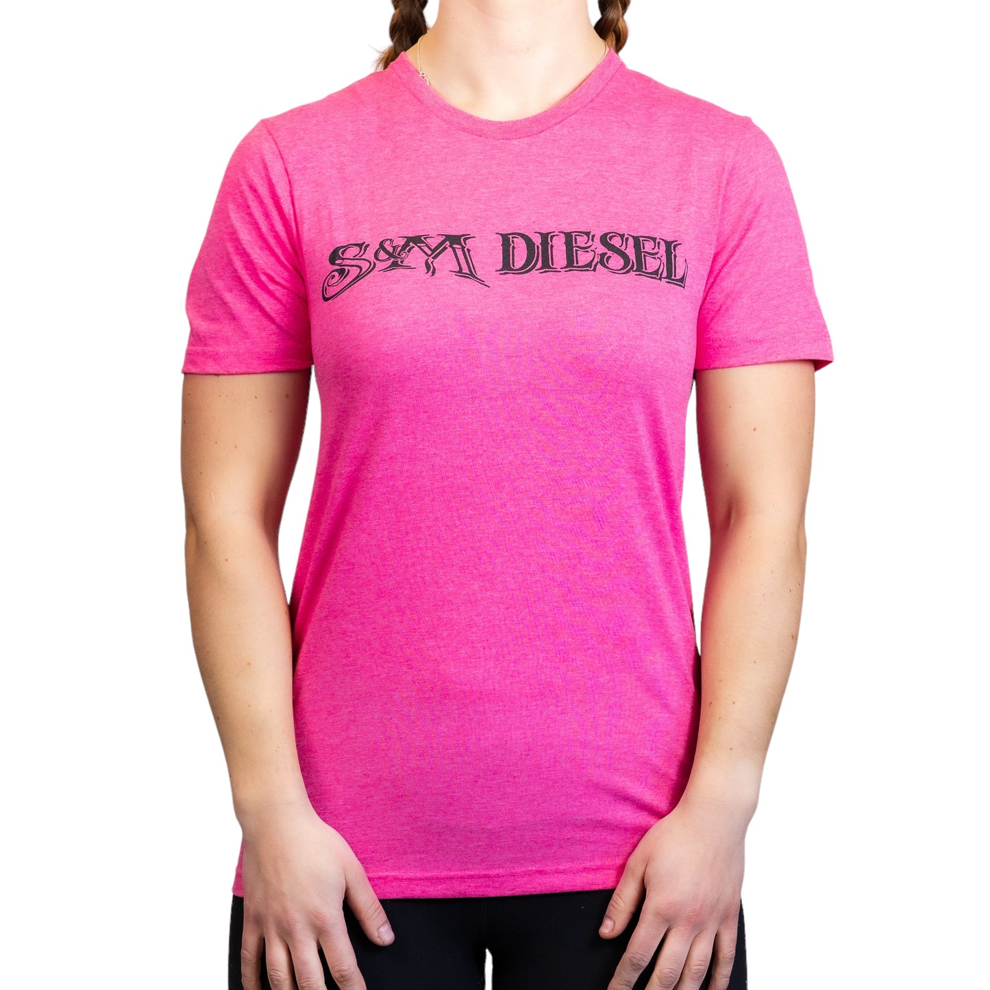 S&M Diesel short sleeve uni-sex t-shirt, Black logo - 10 color options avail