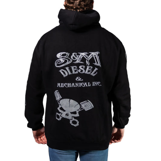 S&M Diesel Zip-up logo hoodie- 8 color options avail