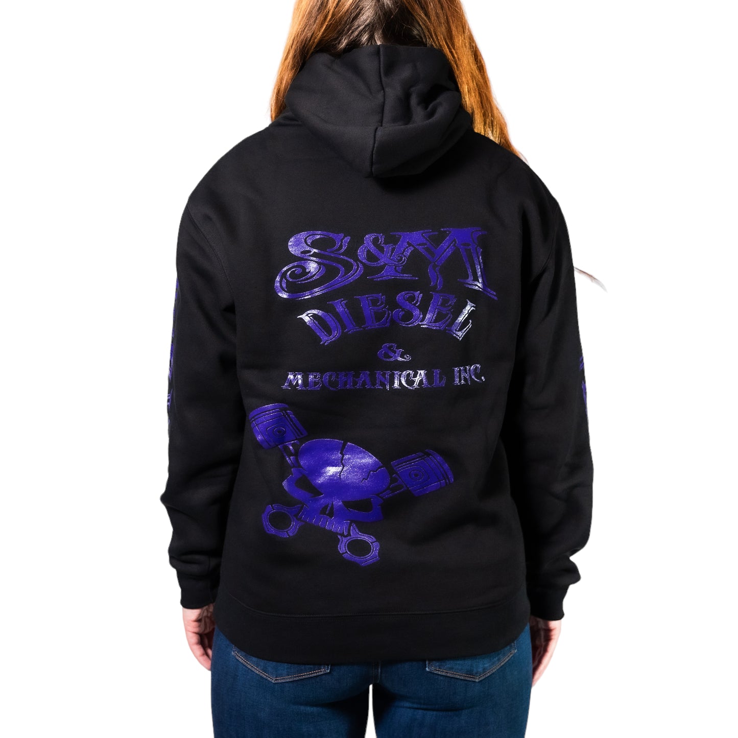 S&M Diesel Zip-up logo hoodie- 8 color options avail