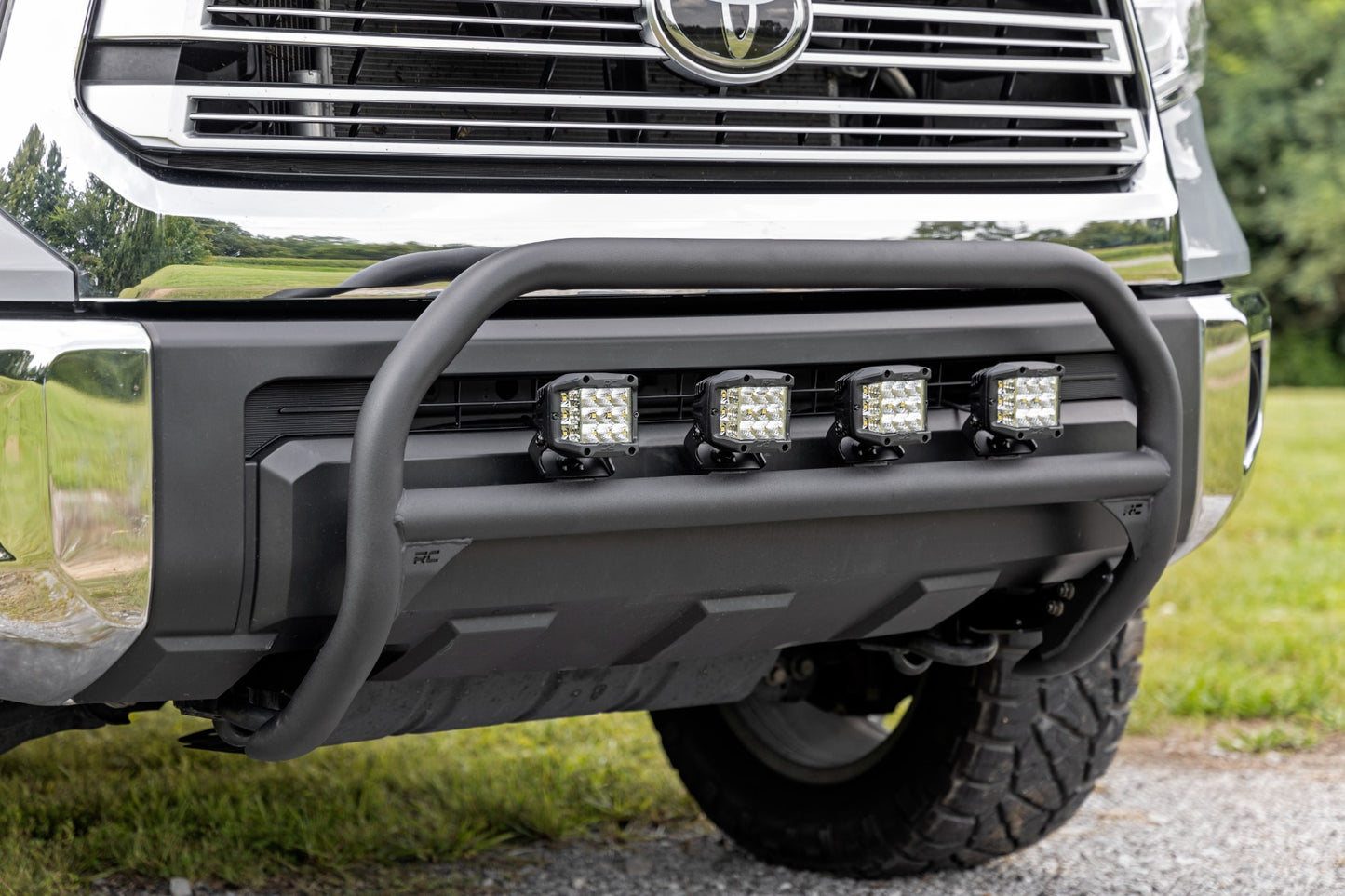 Nudge Bar | 4 Inch Round Led (x4) | Toyota Tundra 2WD/4WD (2007-2021)