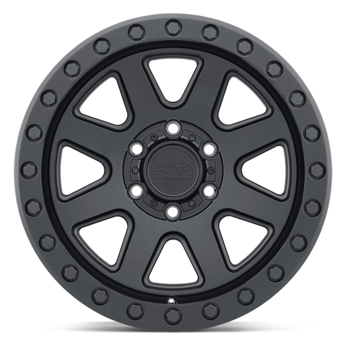 BRBKR 17X8.5 5X4.5 M-BLK -18MM