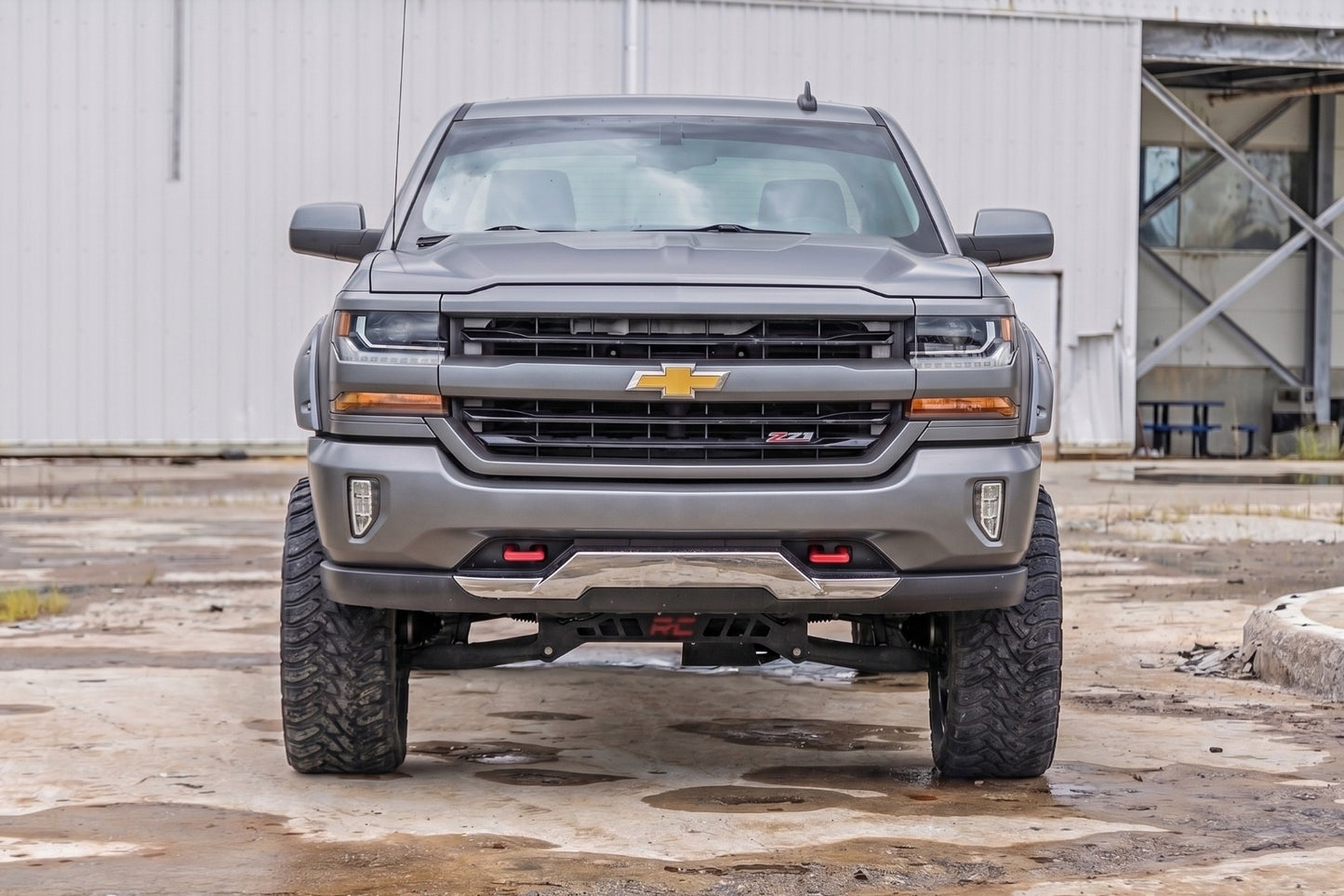 Pocket Fender Flares | 6'7" & 8' Bed | G9K Satin Steel | Chevy Silverado 1500 (14-18)/2500HD