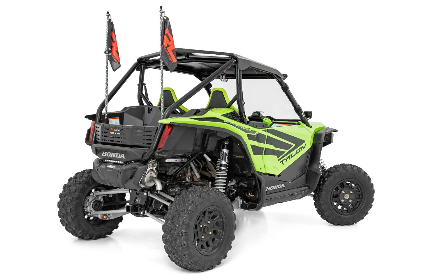Whip Mount | Bed | 4' Multl-Color LED Whip Pair | Honda Talon 1000