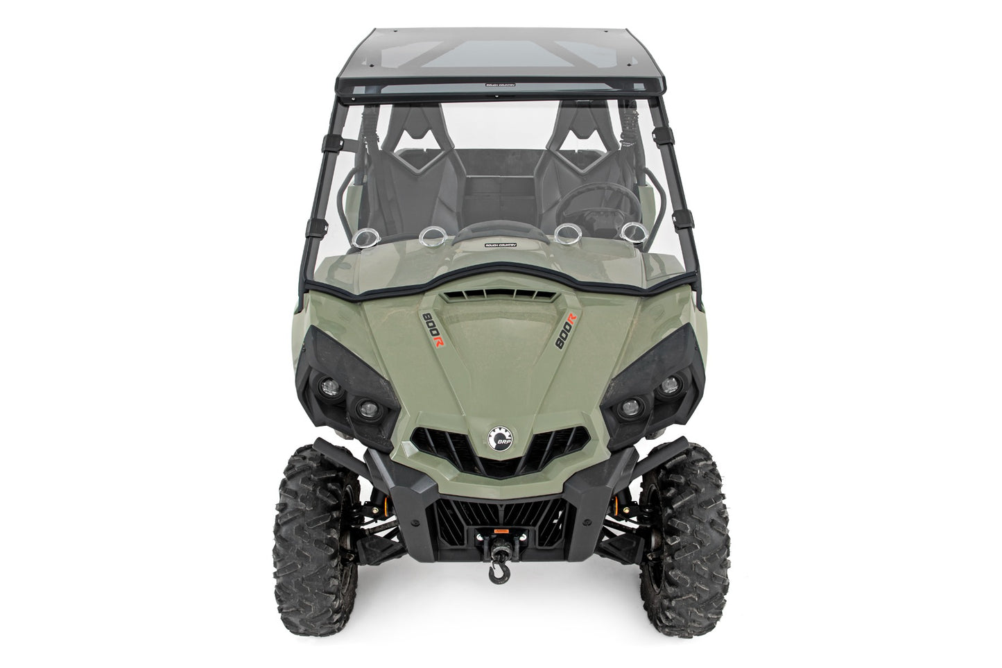 Vented Full Windshield | Scratch Resistant | Can-Am Commander 1000