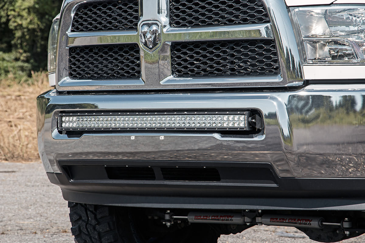LED Light Kit | Bumper Mount | 40" Chrome Dual Row | Ram 2500/3500 4WD (10-18)