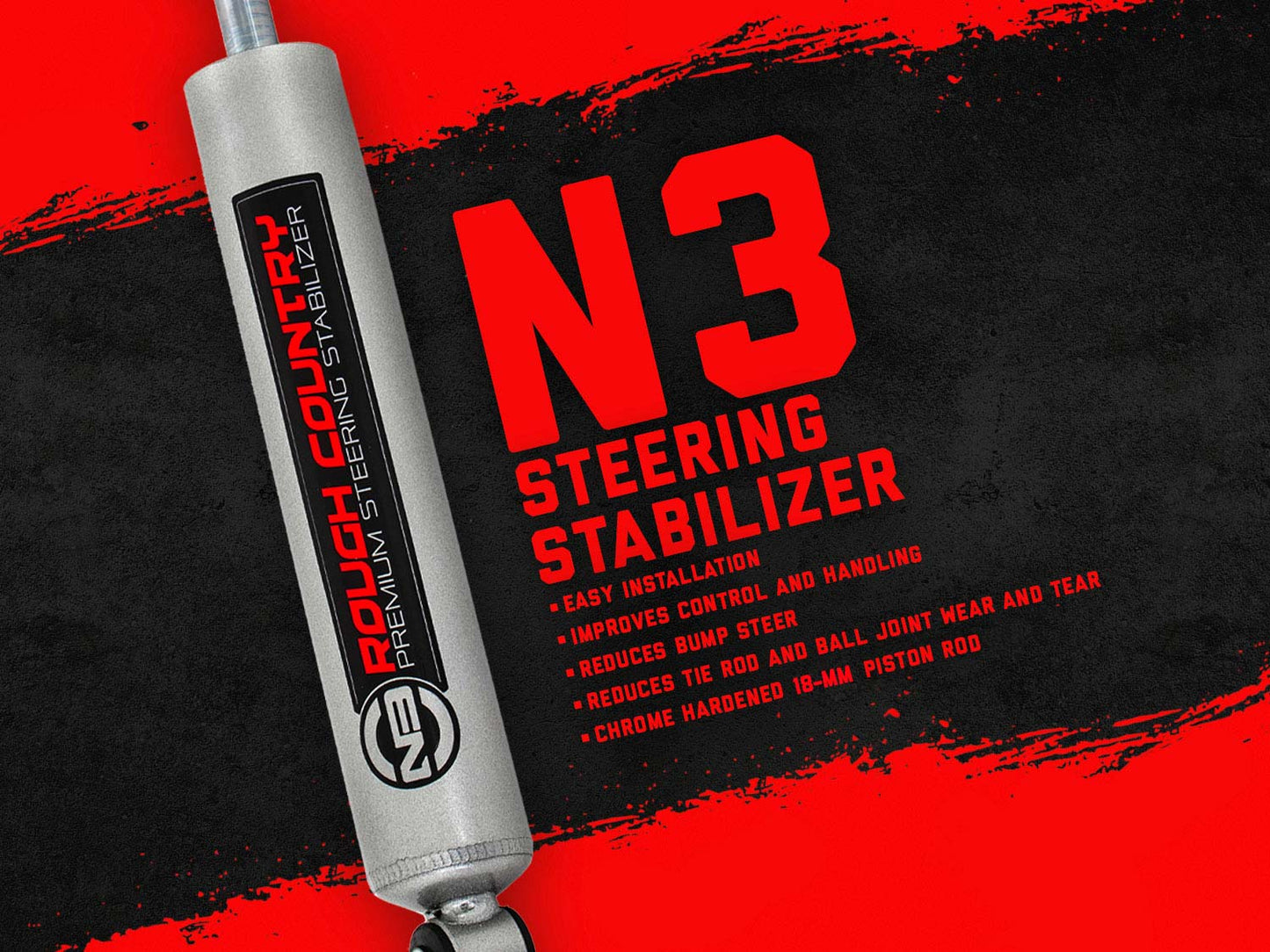 N3 Steering Stabilizer | Ram 2500 (94-12)/3500 (11-12) 4WD