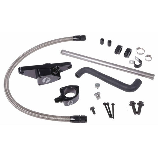Cummins Coolant Bypass Kit (2003-2005 Auto Trans) w/ Stainless Steel Braided Line