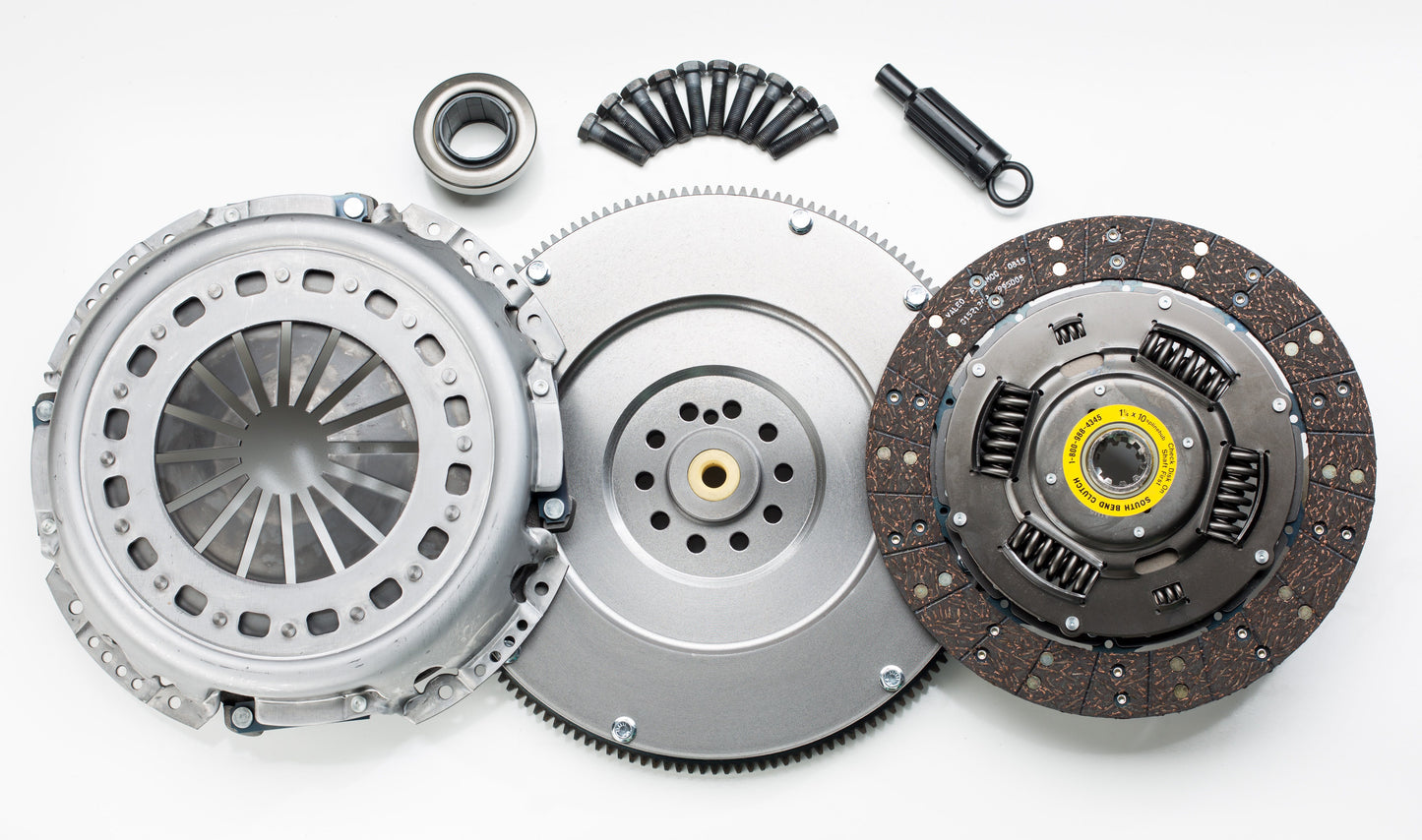13" Half Organic Half Feramic Clutch Kit w/ South Bend Clutch Flywheel