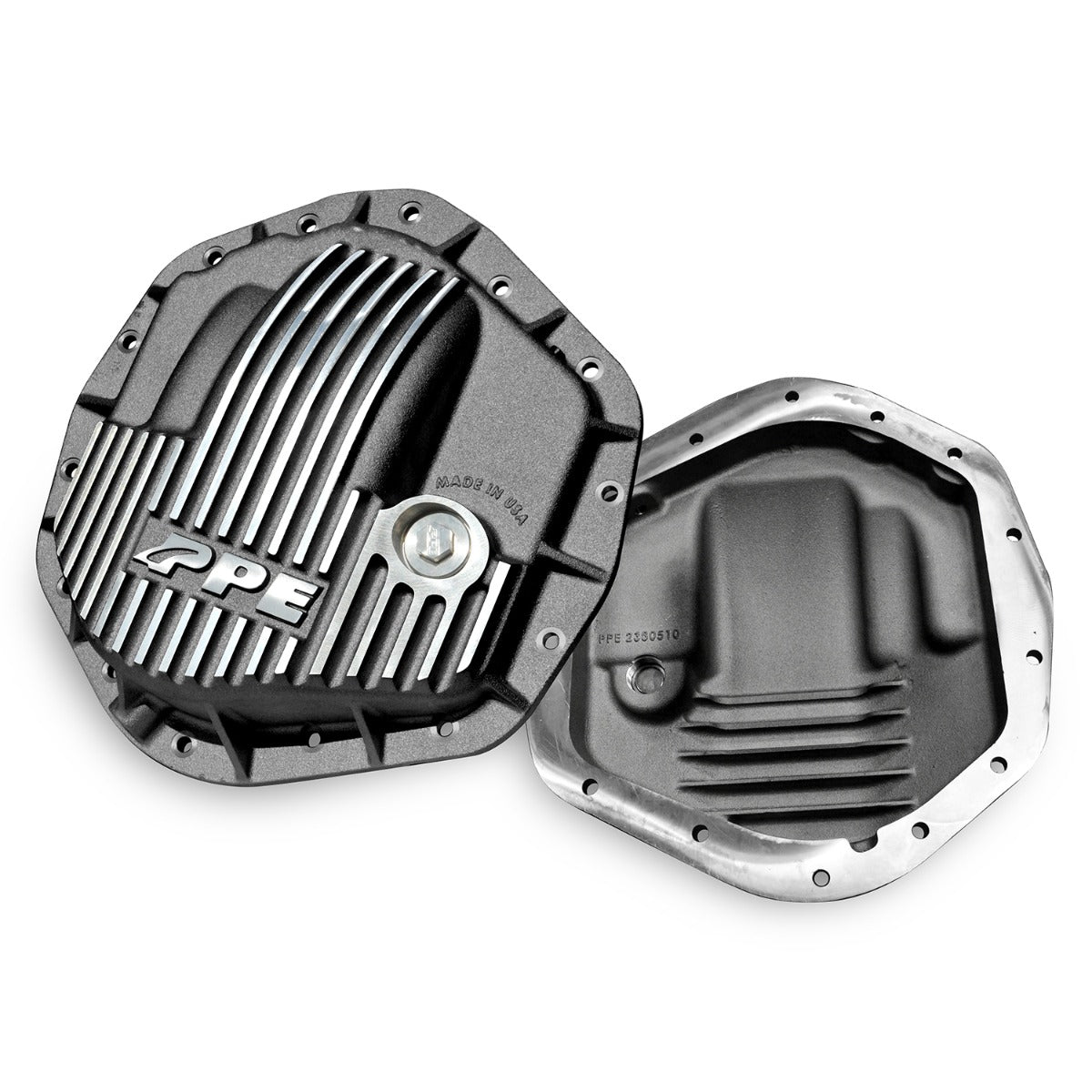 2001-2019 GM/RAM HD 11.5"-14 Bolt Heavy-Duty Cast Aluminum Rear Differential Cover Brushed